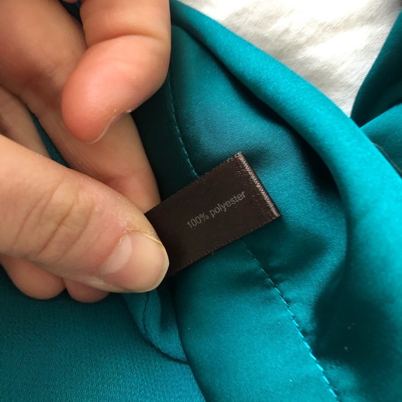 The Limited one shoulder silky teal romper - Picture 7 of 7